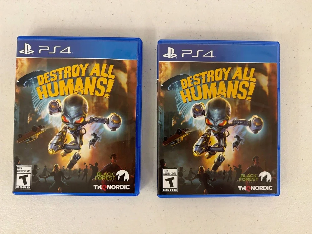 Destroy All Humans PS4 Video Game Lot of 2
